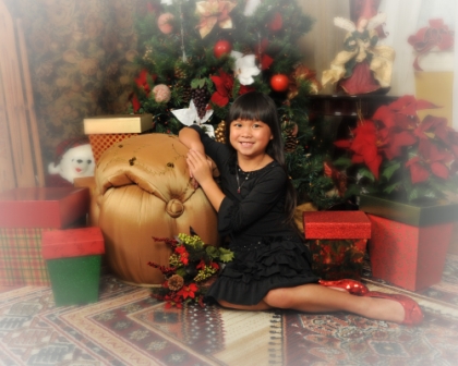 Kasen's Christmas photos